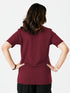 Vita Loose Fit Long Top in Maroon
