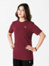 Vita Loose Fit Long Top in Maroon