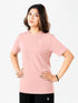 Vita Loose Fit Long Top in Tea Pink