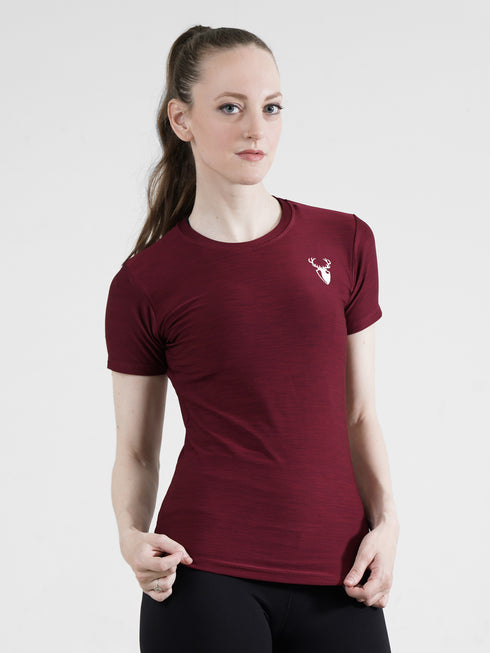 Heritage Training Tee in Maroon