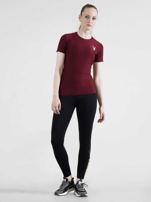 Heritage Training Tee in Maroon