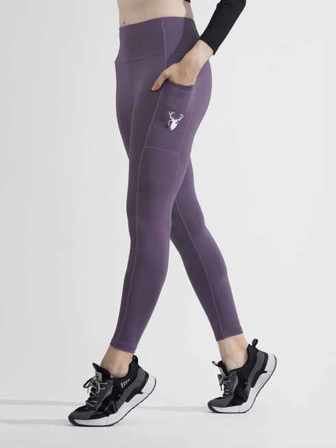 Purple Pocket Legging