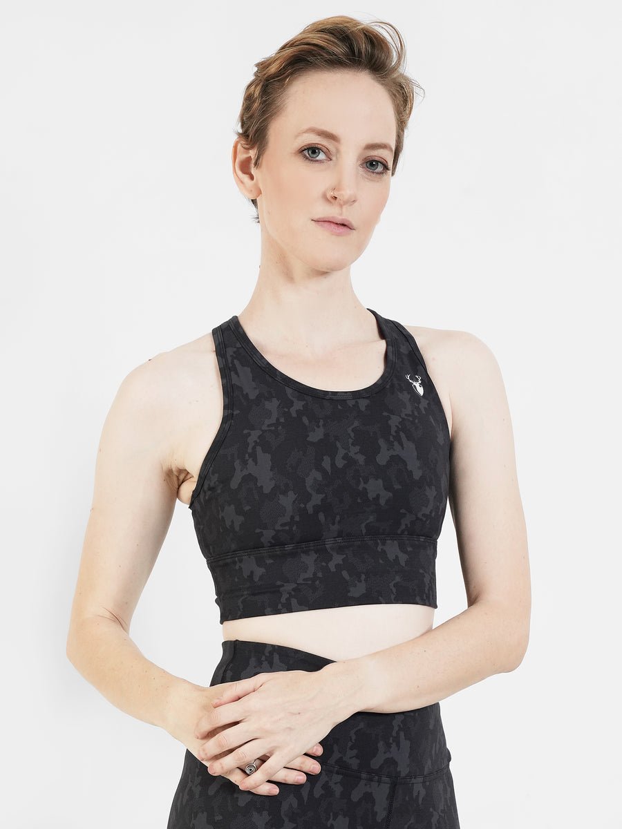 CamoForce Racer Bra in Black – Leerafit